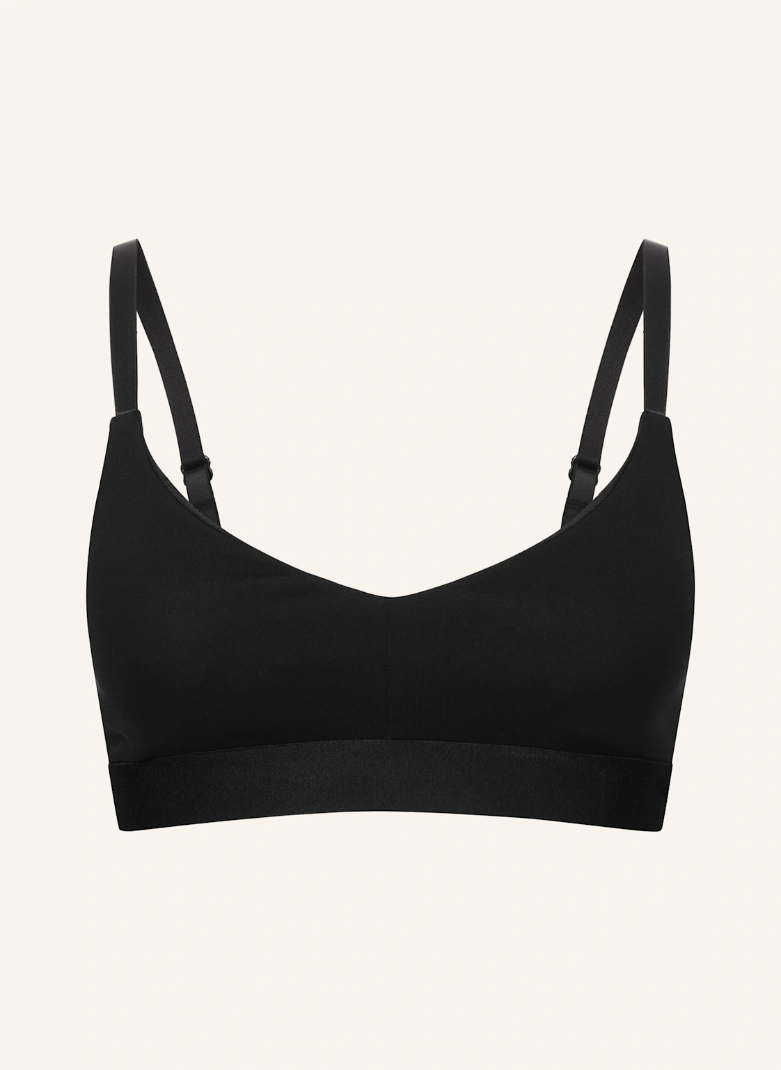 erlich textil Casual Cotton Bralette mit herausnehmbaren Pads bügellos mit Baumwolle (aus kontrolliert biologischem Anbau) - verstellbare Träger