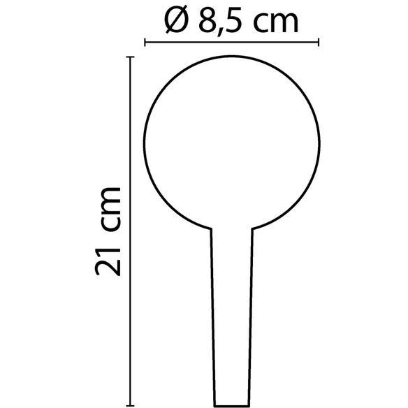 Handbrause »Lisana«, Ø 8,5 cm, chromfarben