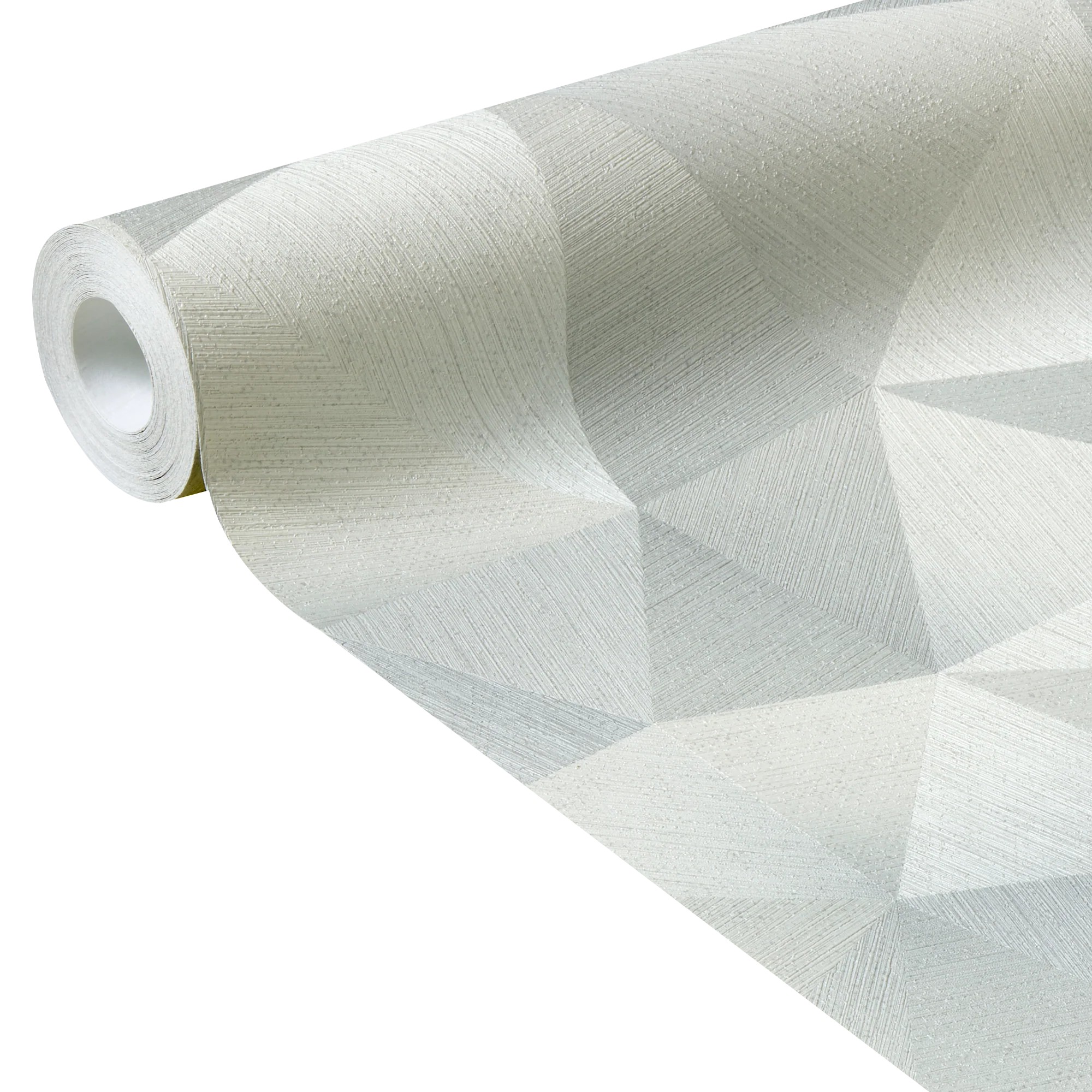 Papier peint intissé EKYNOX coloris blanc perlé