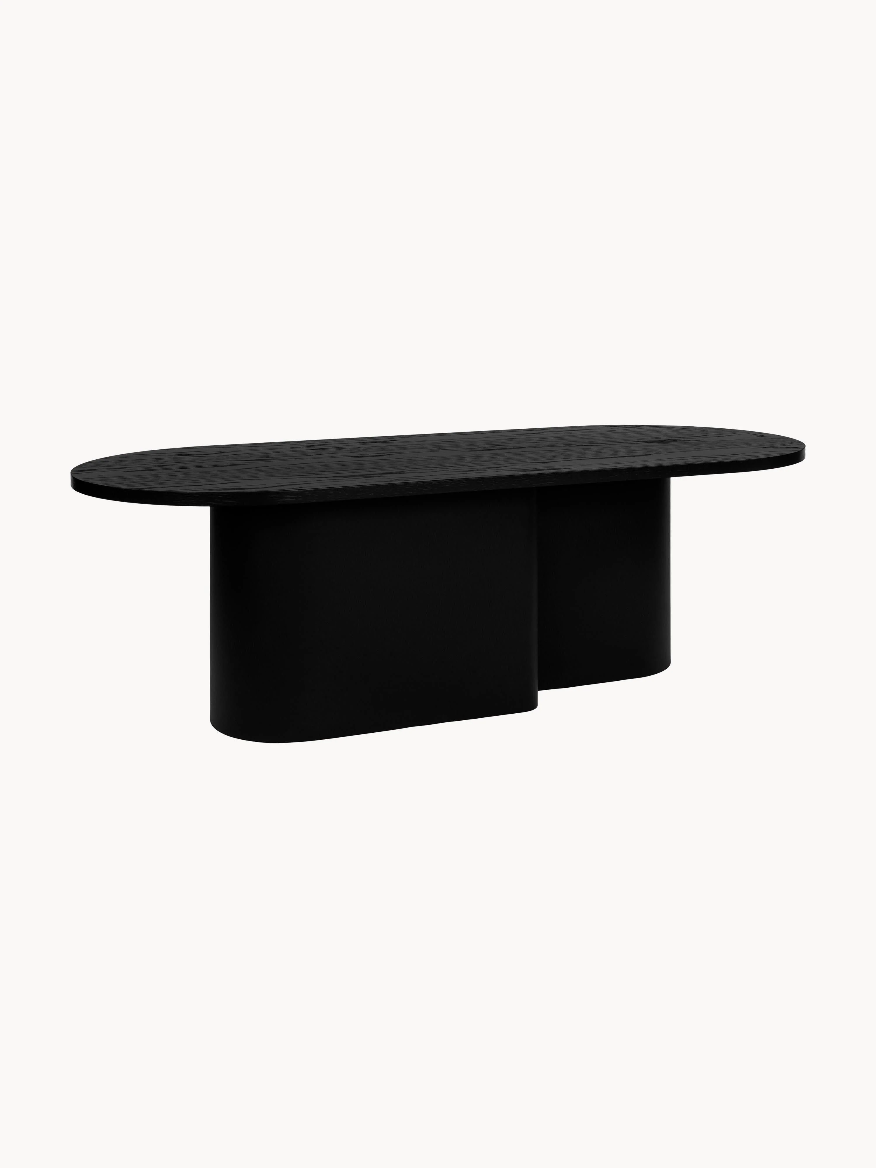 Ovaler Couchtisch Looi aus Holz