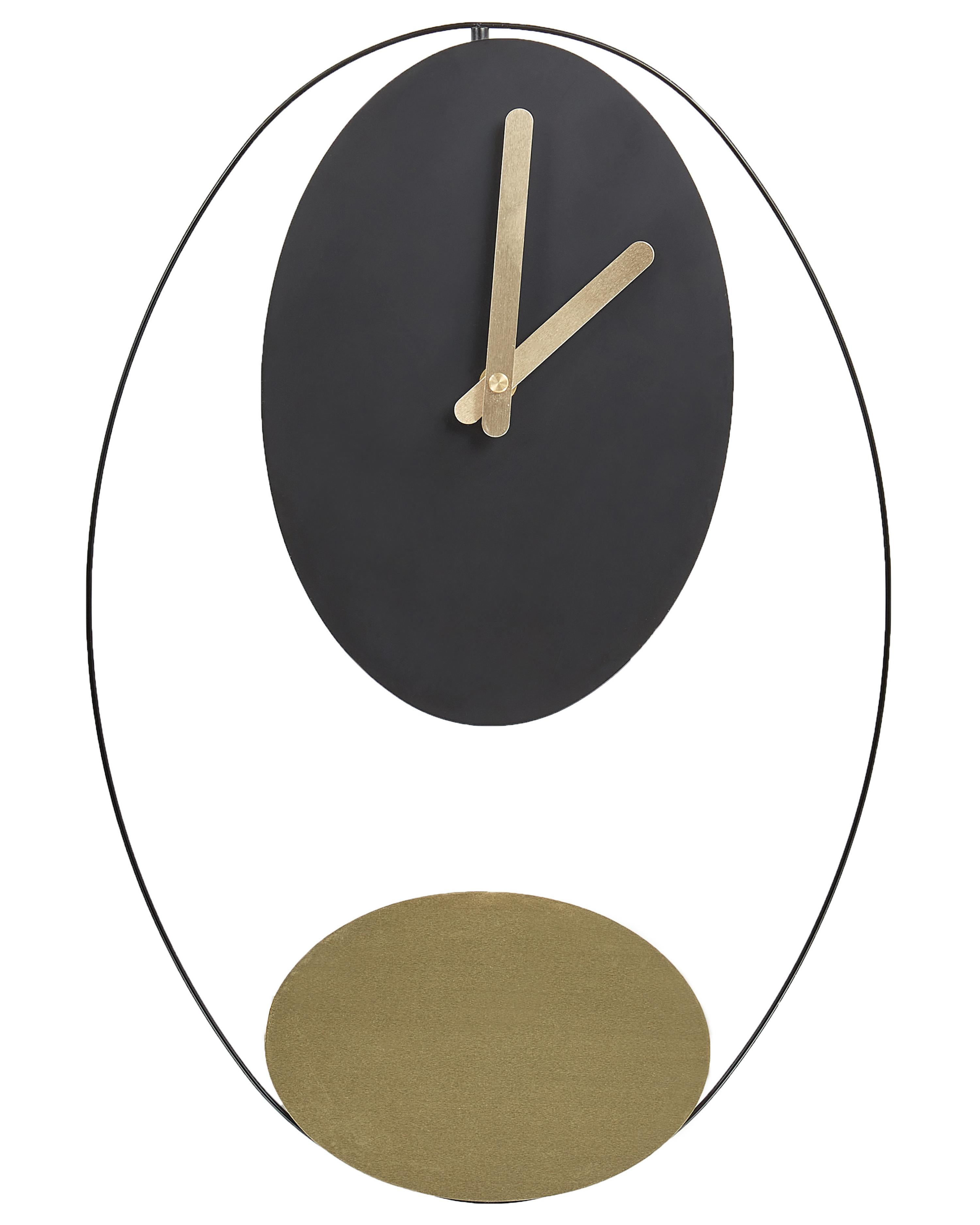 Wall Clock MANIGOD 32 cm Metal Black