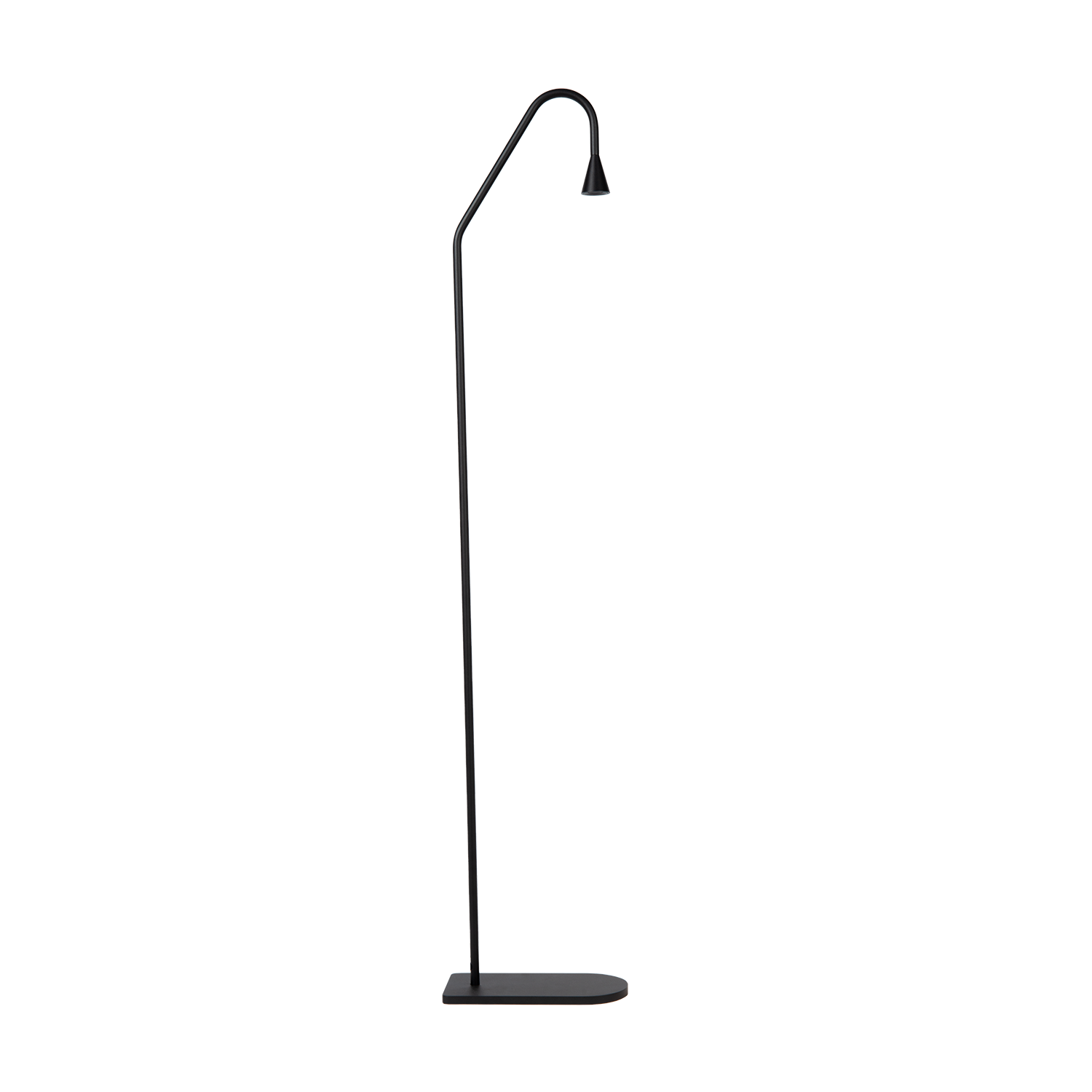 Atmooz Hilton Vloerlamp – 25x12x122cm – Zwart – LED – Leeslamp