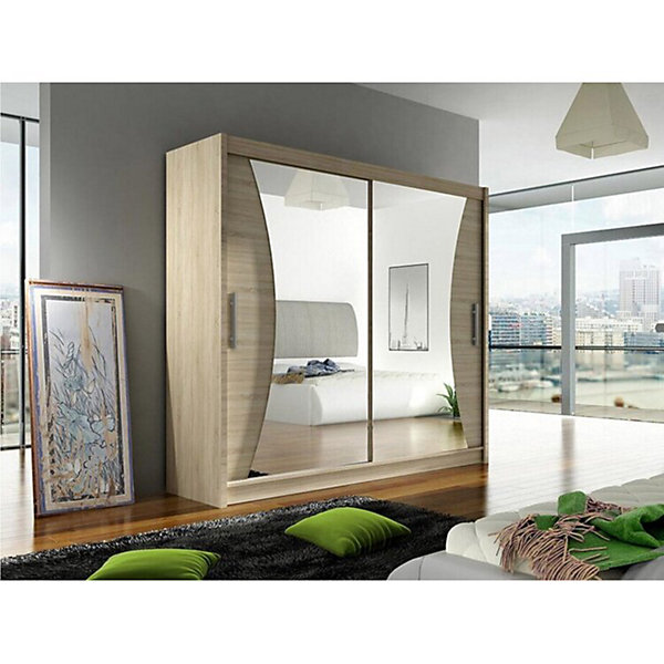 Armoire Closico Pallor V, Nombre d'étagères: 5, 215x180x57cm