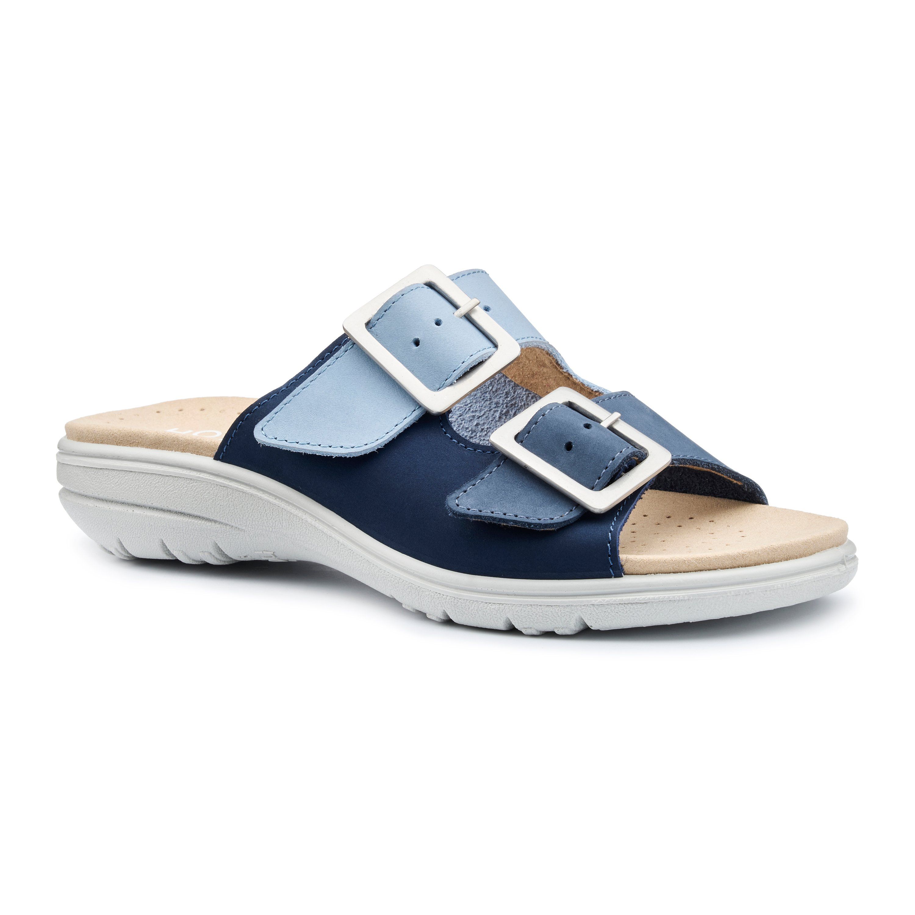 Hotter Wide Fit 'Sunny' Nubuck Sandals