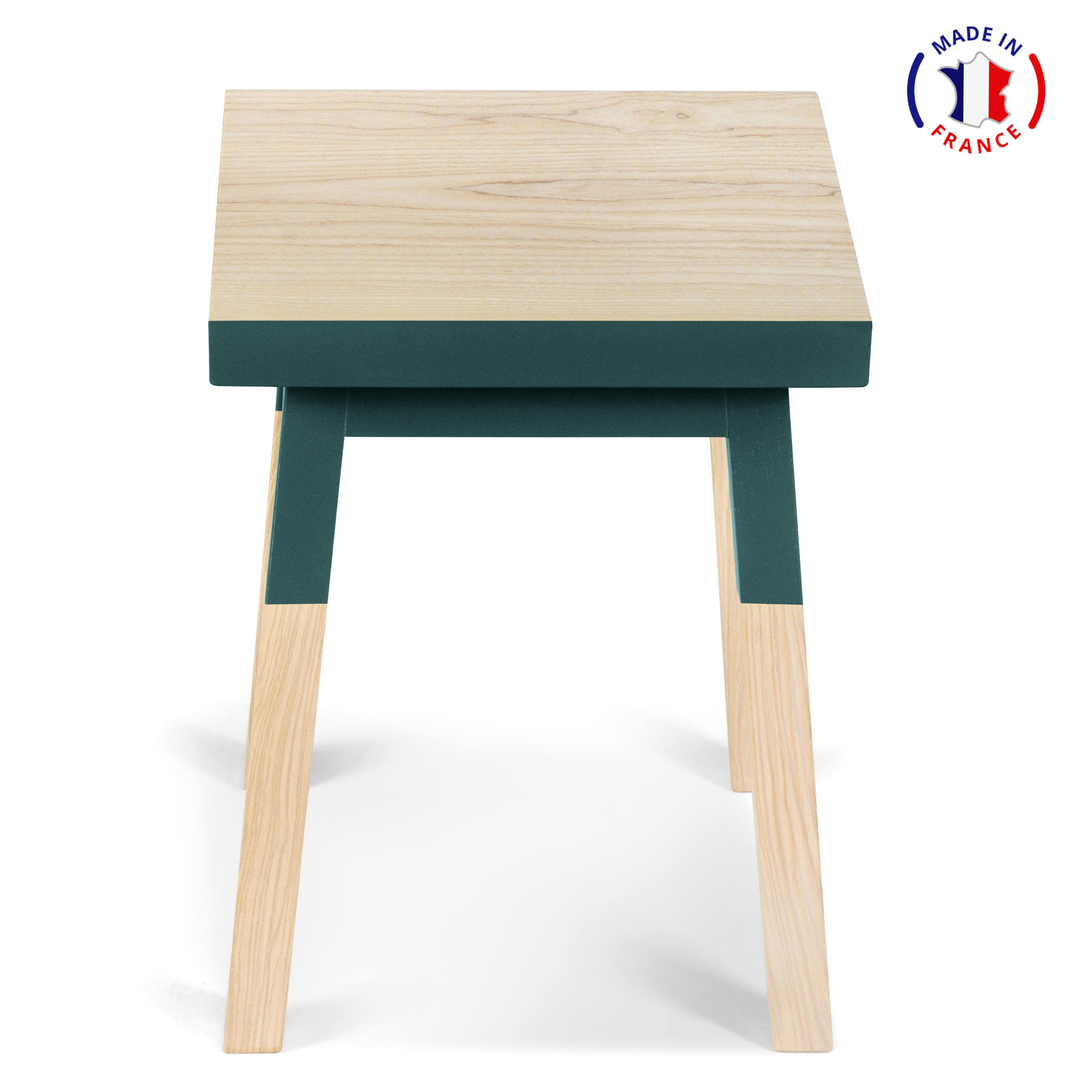 EGEE - 2 tabourets 100% frêne massif, assise 35 cm