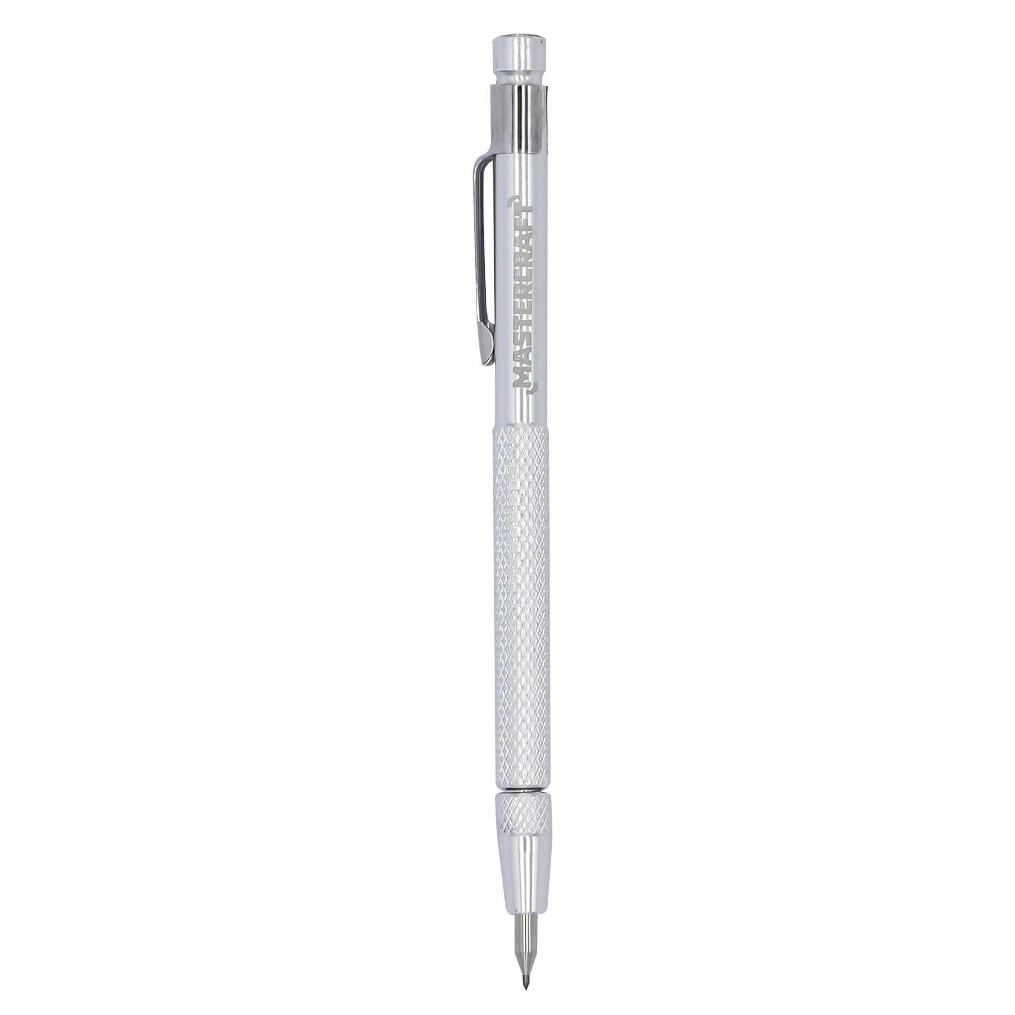 Mastercraft Carbon Scriber with Magnet, Knurled Aluminium Handle, Pocket Clip, Rust Resistant