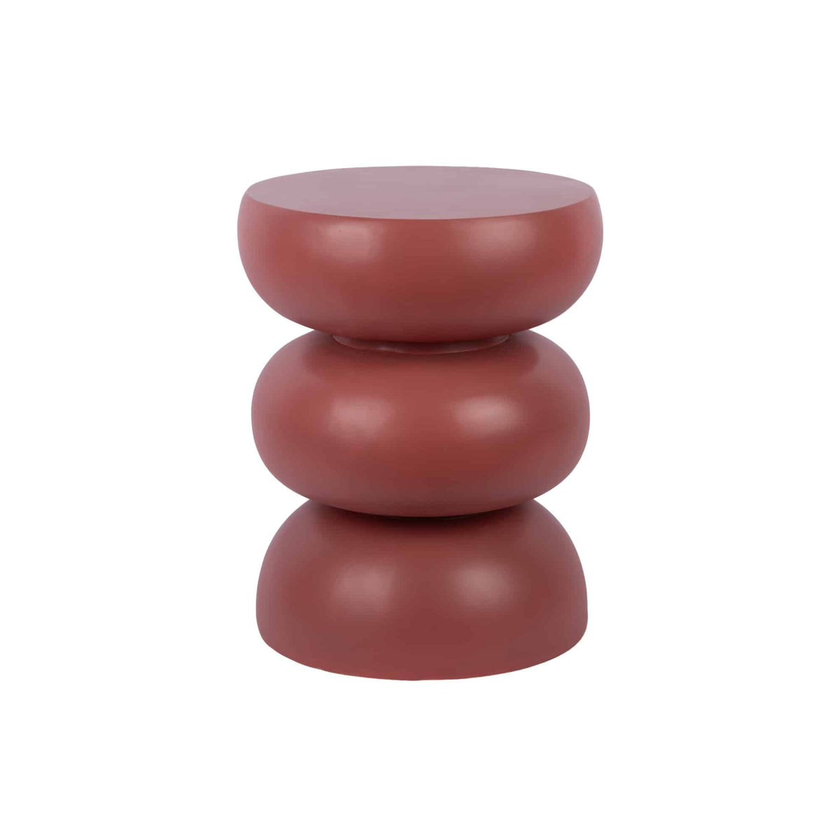 Leitmotiv kruk Curva - rood - Ø35.5cm