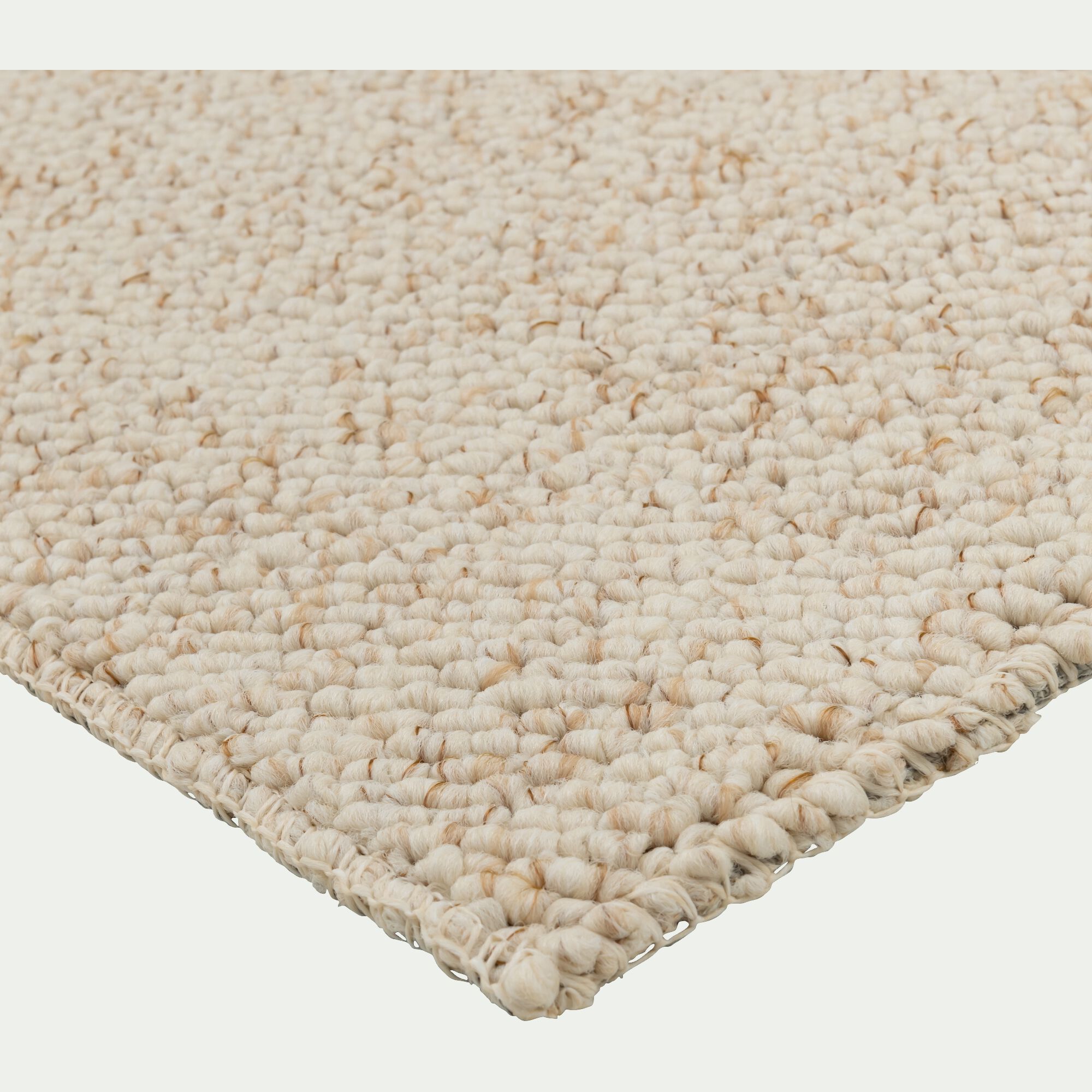 LUNA - Tapis synthétique en 200x290cm - blanc écru