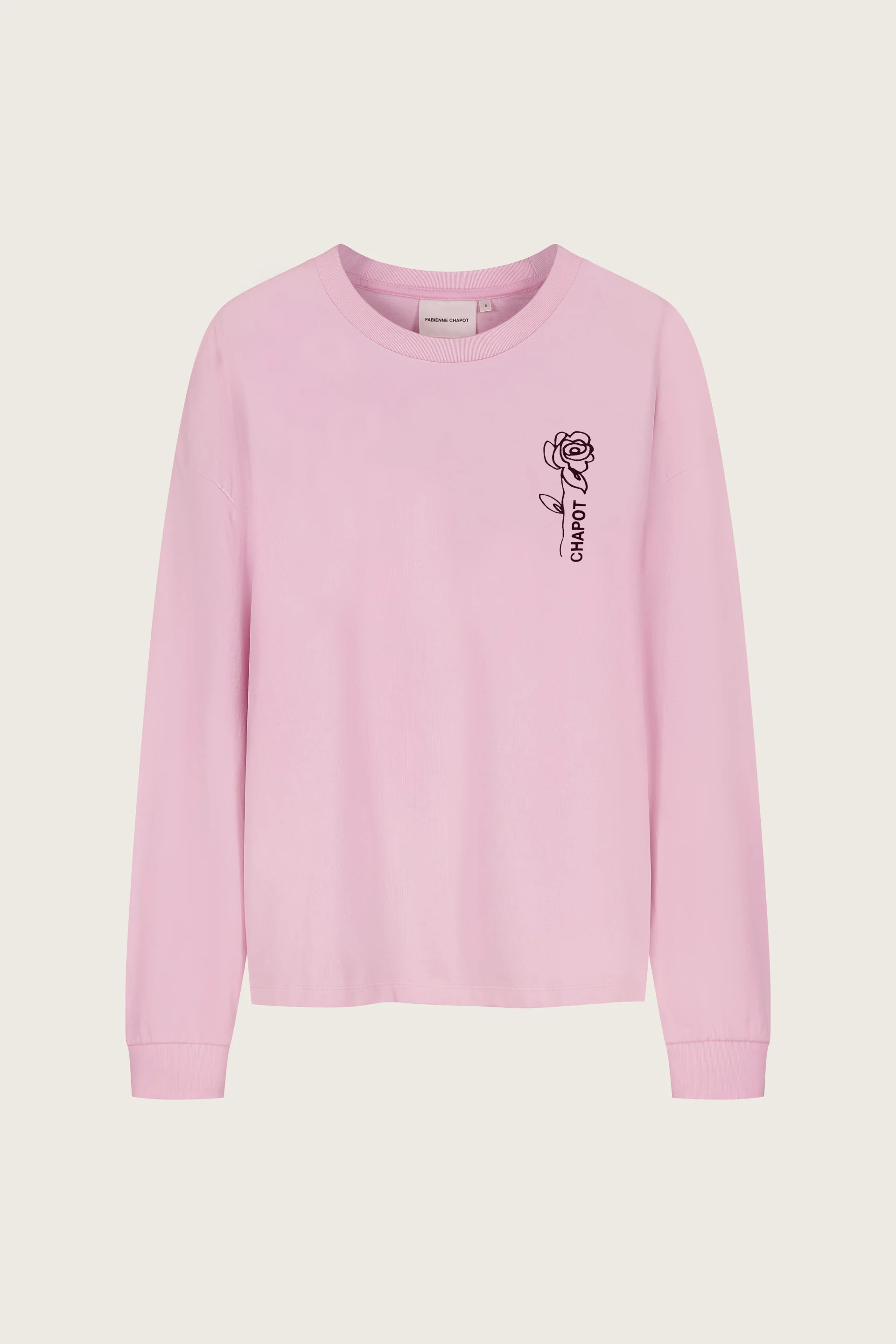 Madeleine Perfect LS T-shirt | Pink Rose