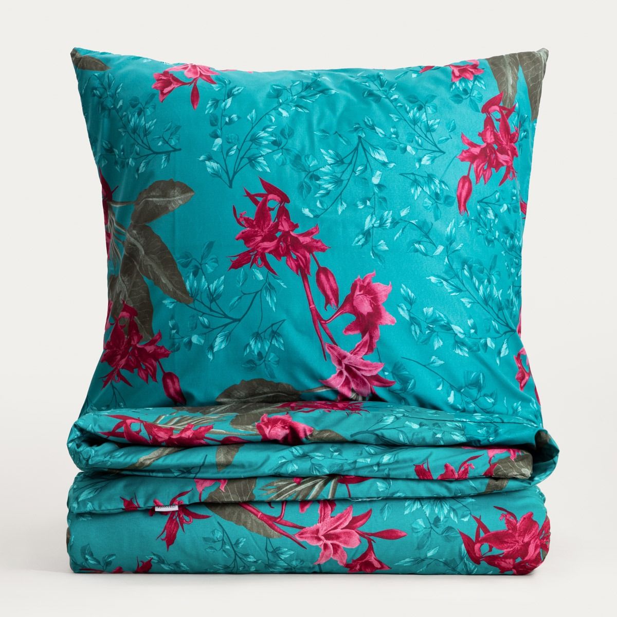 Pościel FLORELLE mikrofibry w kwiaty 140x200   1*70x80 cm