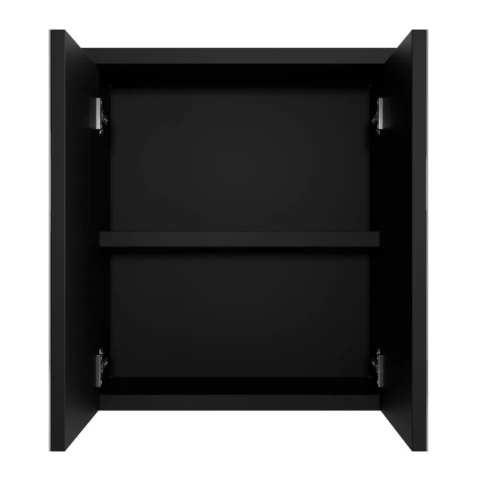 Badplaats Spiegelkast Toledo 60 x 20 x 60 cm - mat zwart