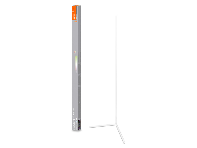 Lampa podłogowa Smart Wifi Floor LED aluminiowa biała