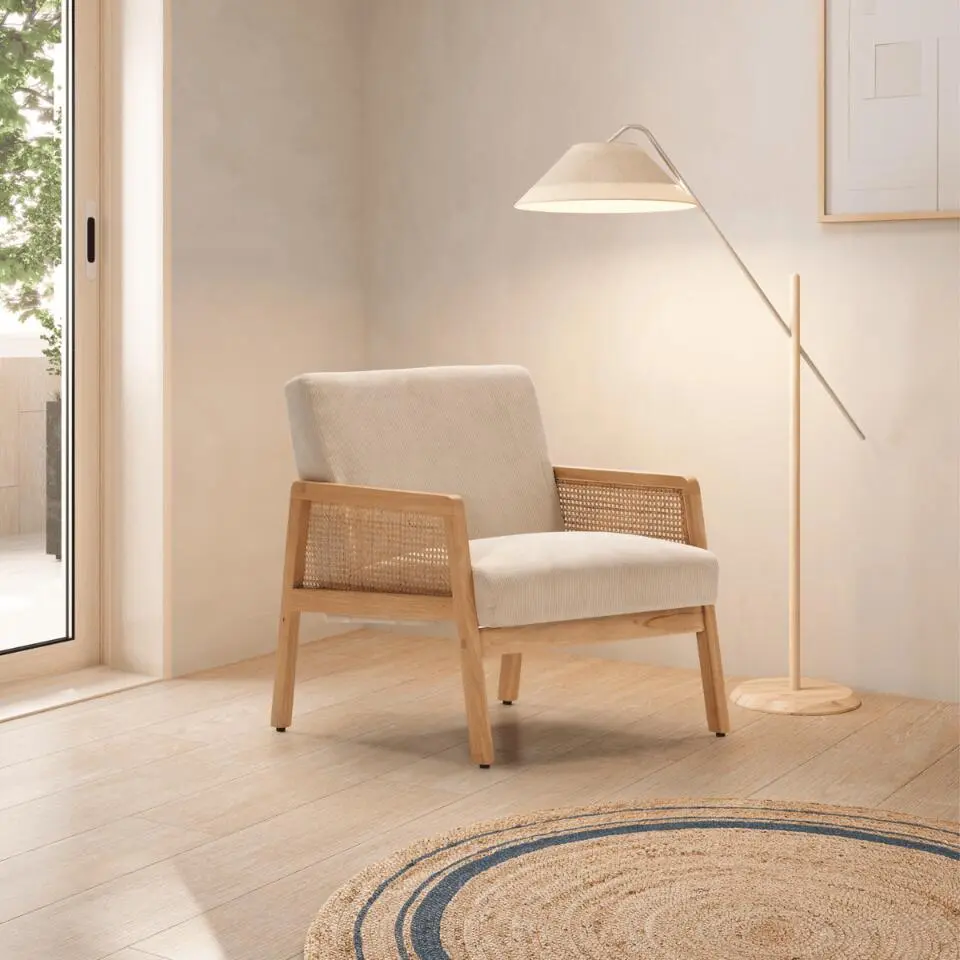 CALICOSY - Fauteuil in stof DEBRA - 76,5x68x78 cm