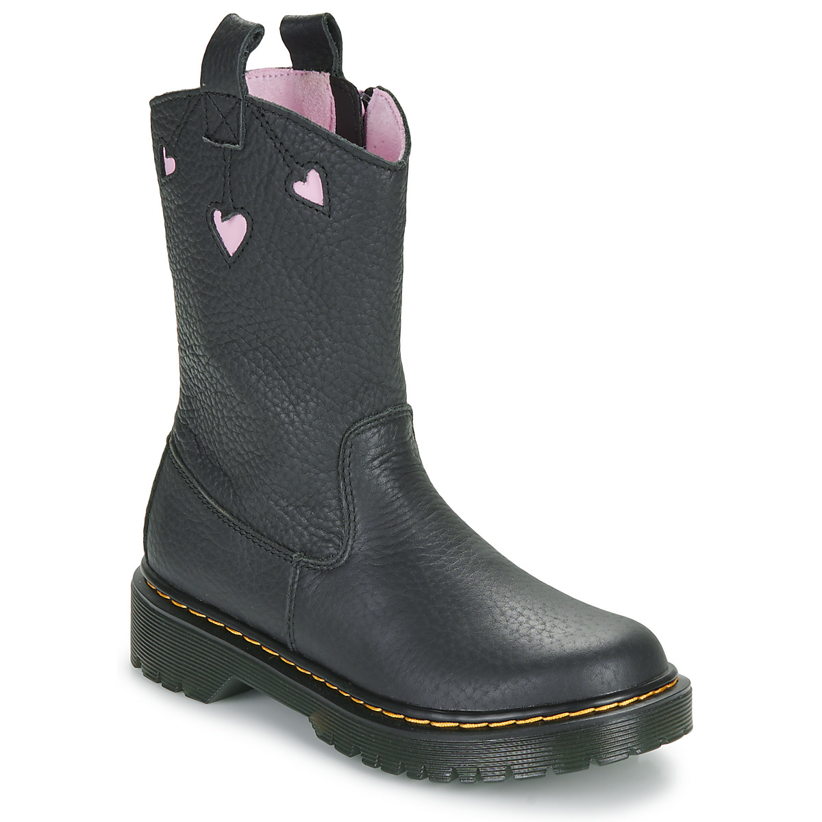 Dr. Martens - Bex Heart P-O Boot J Black Classic Nappa - Black