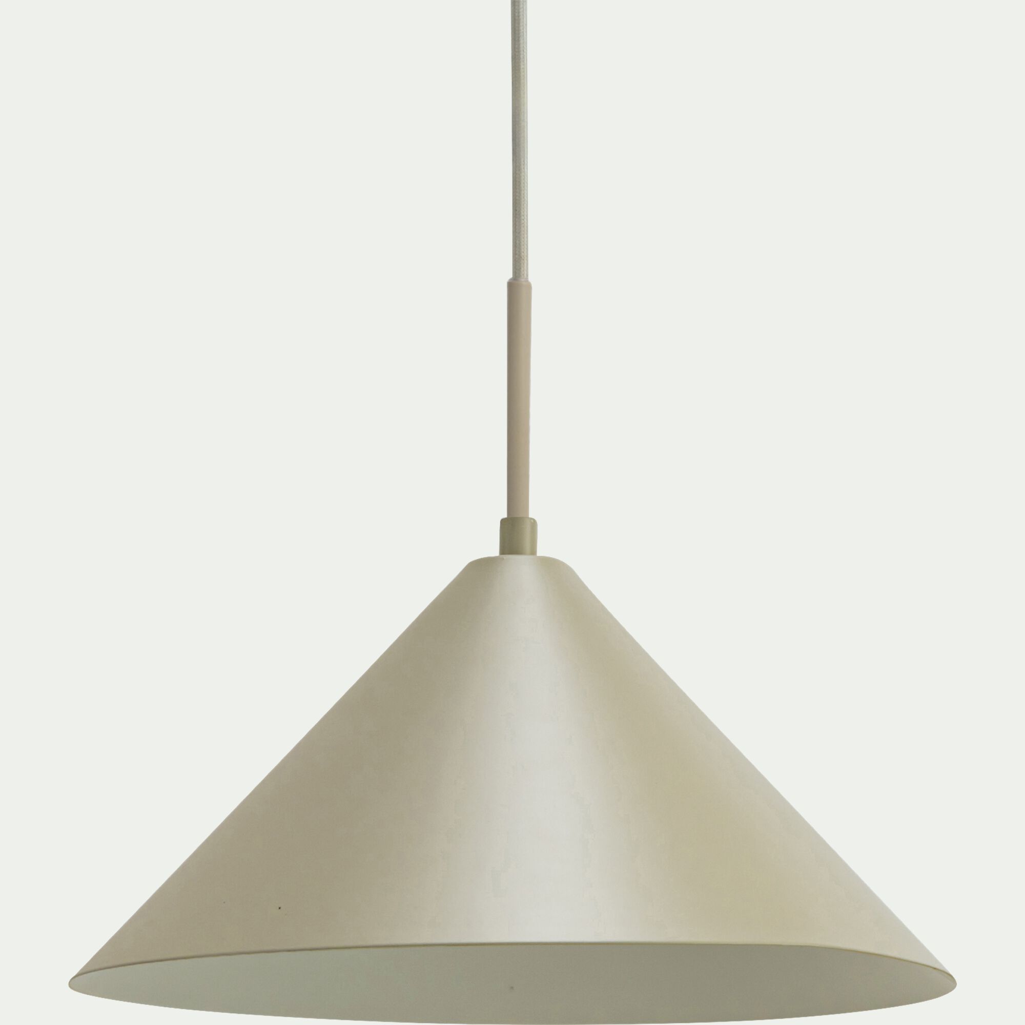 RAVENNE - Suspension électrifiée en fer - beige sable