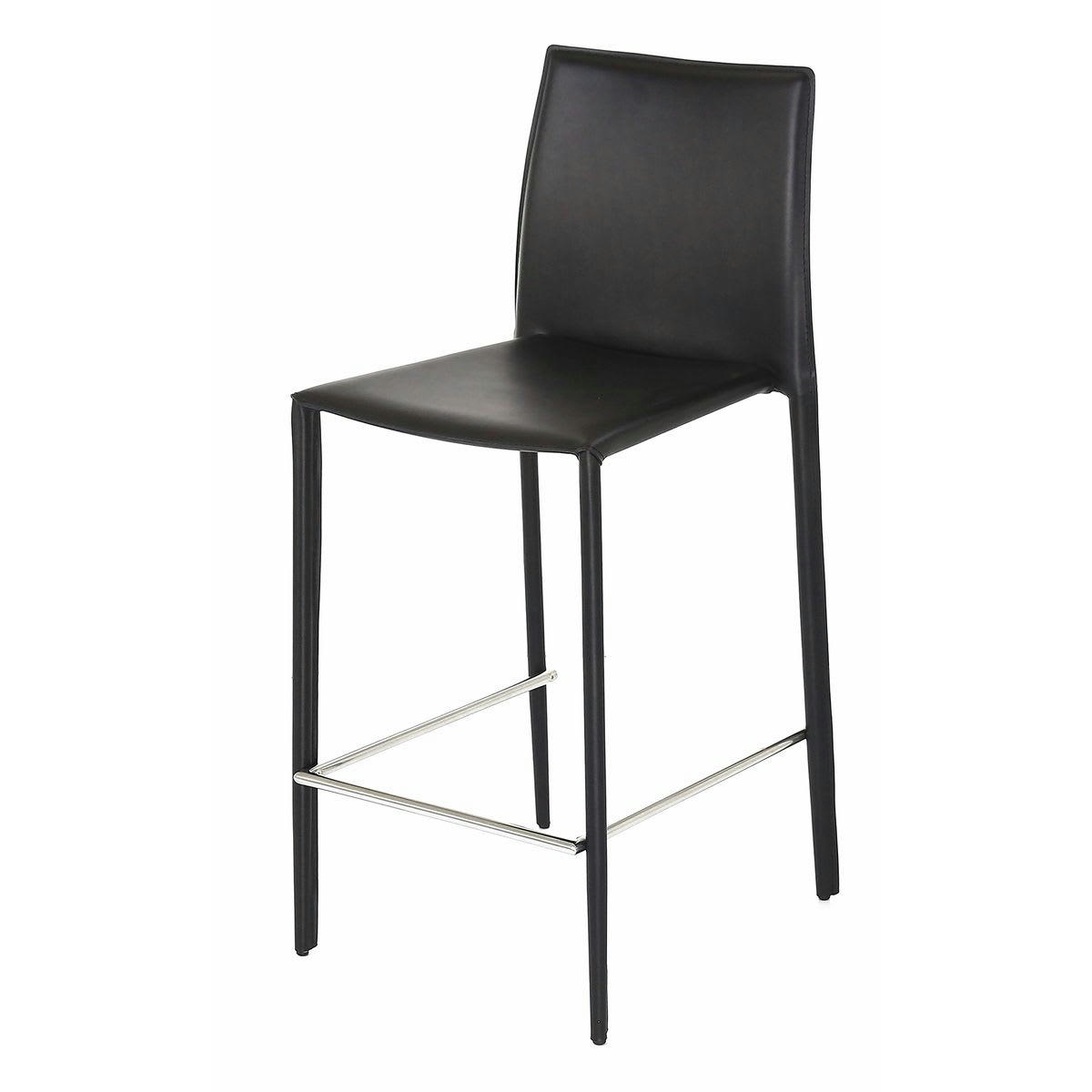 BORÉALE - Chaise plan de travail noire