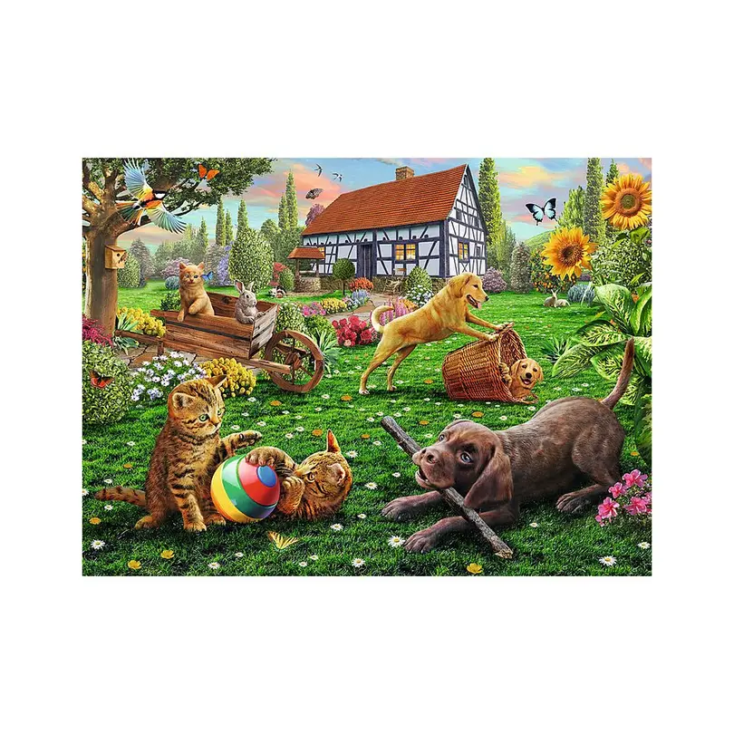 Puzzle 200-teilig Entdecker auf vier Pfoten