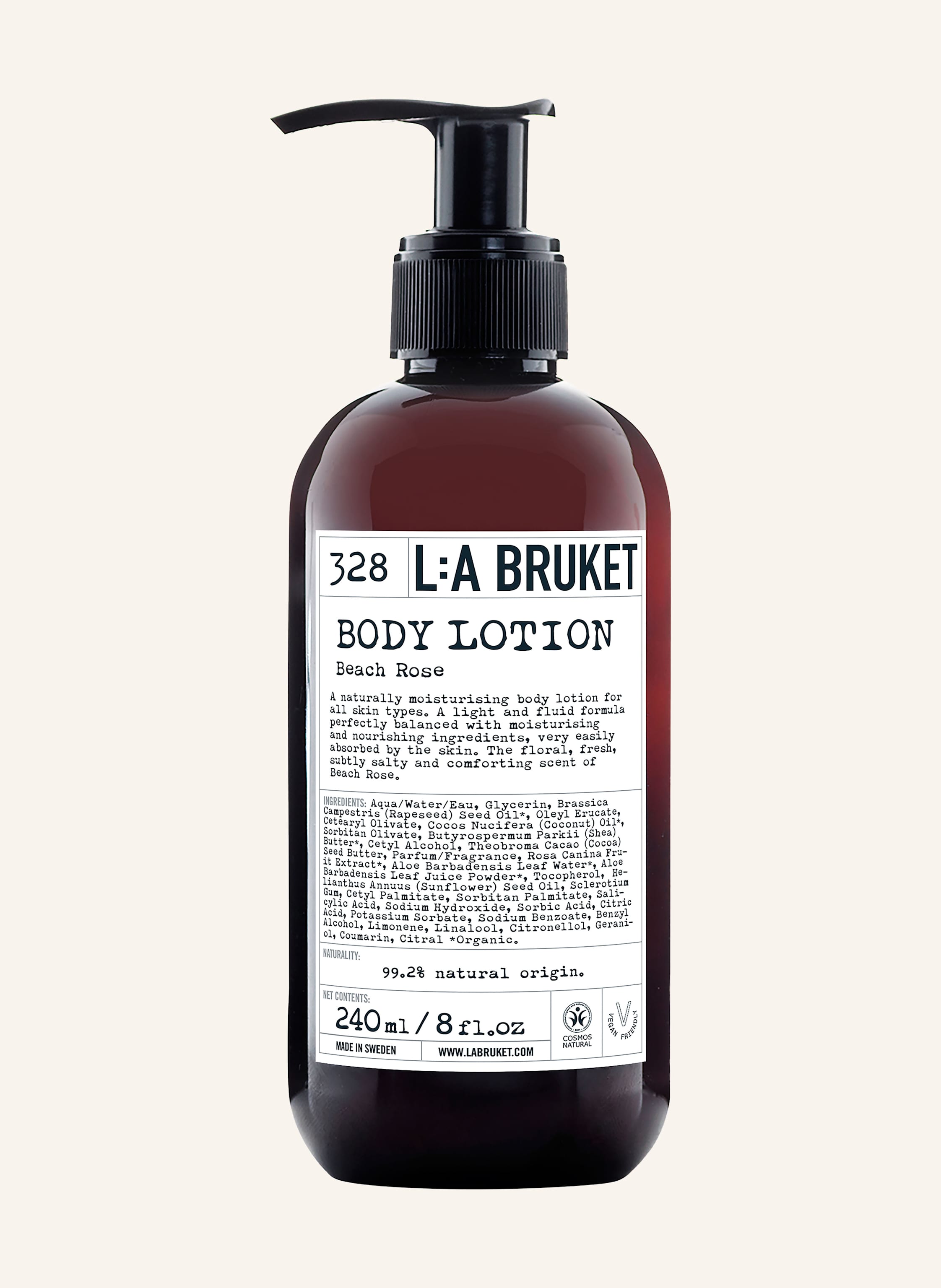 L:A BRUKET Bodylotion 328 BEACH ROSE
