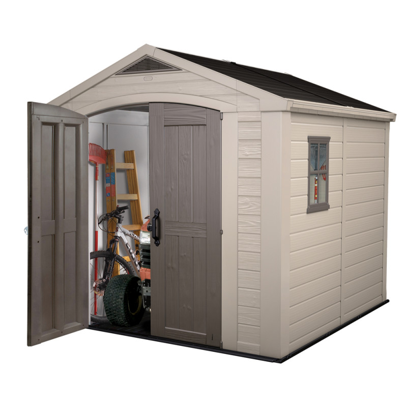 Abri de jardin en résine Sydney 2,57 x 2,55 x 2,43 m KETER