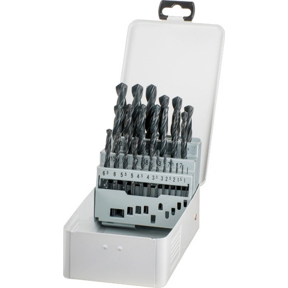 Metallbohrer, HSS Bohrer 25-tlg 1-13 mm Index