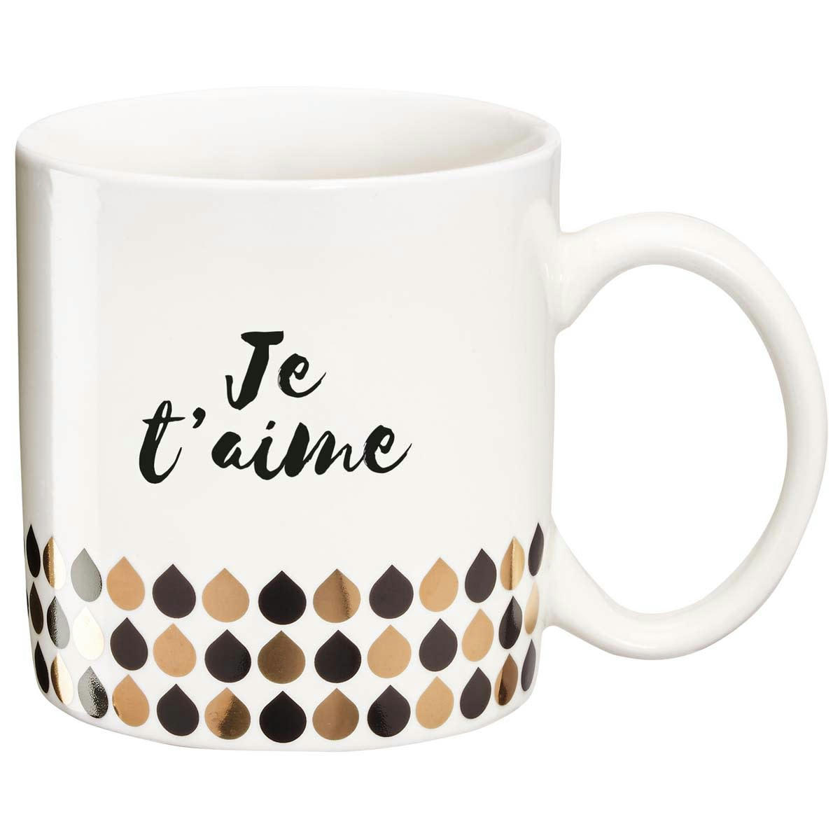 - Mug Cadeau Je T'aime