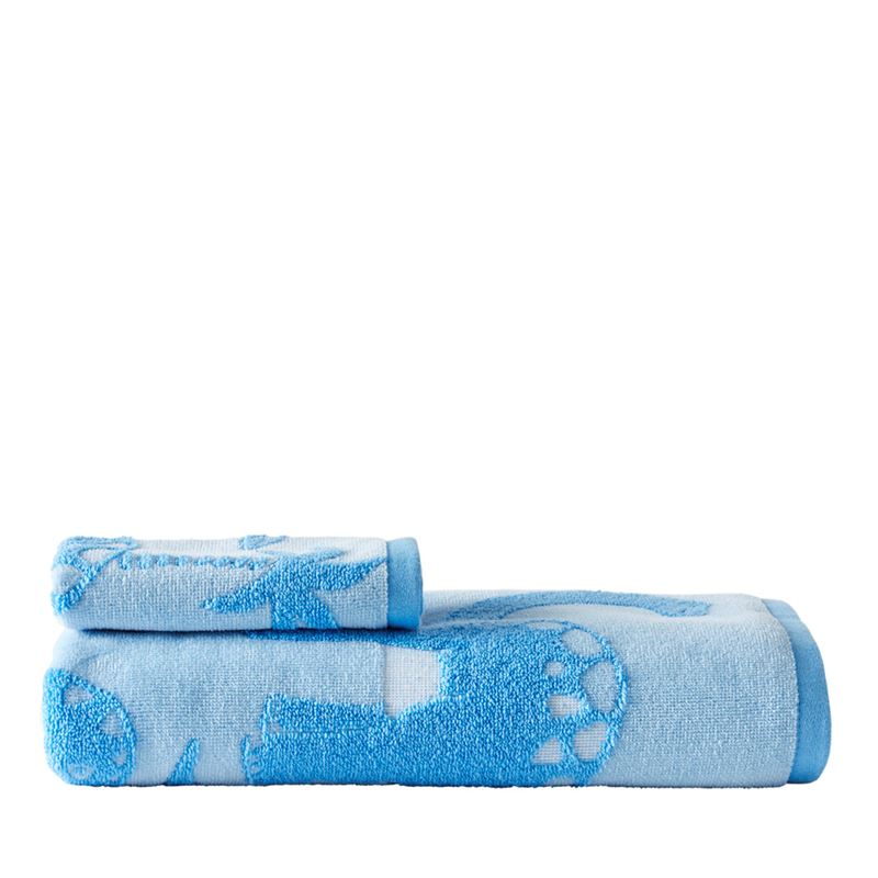 Dino Explore Blue Face Washers Pack of 2