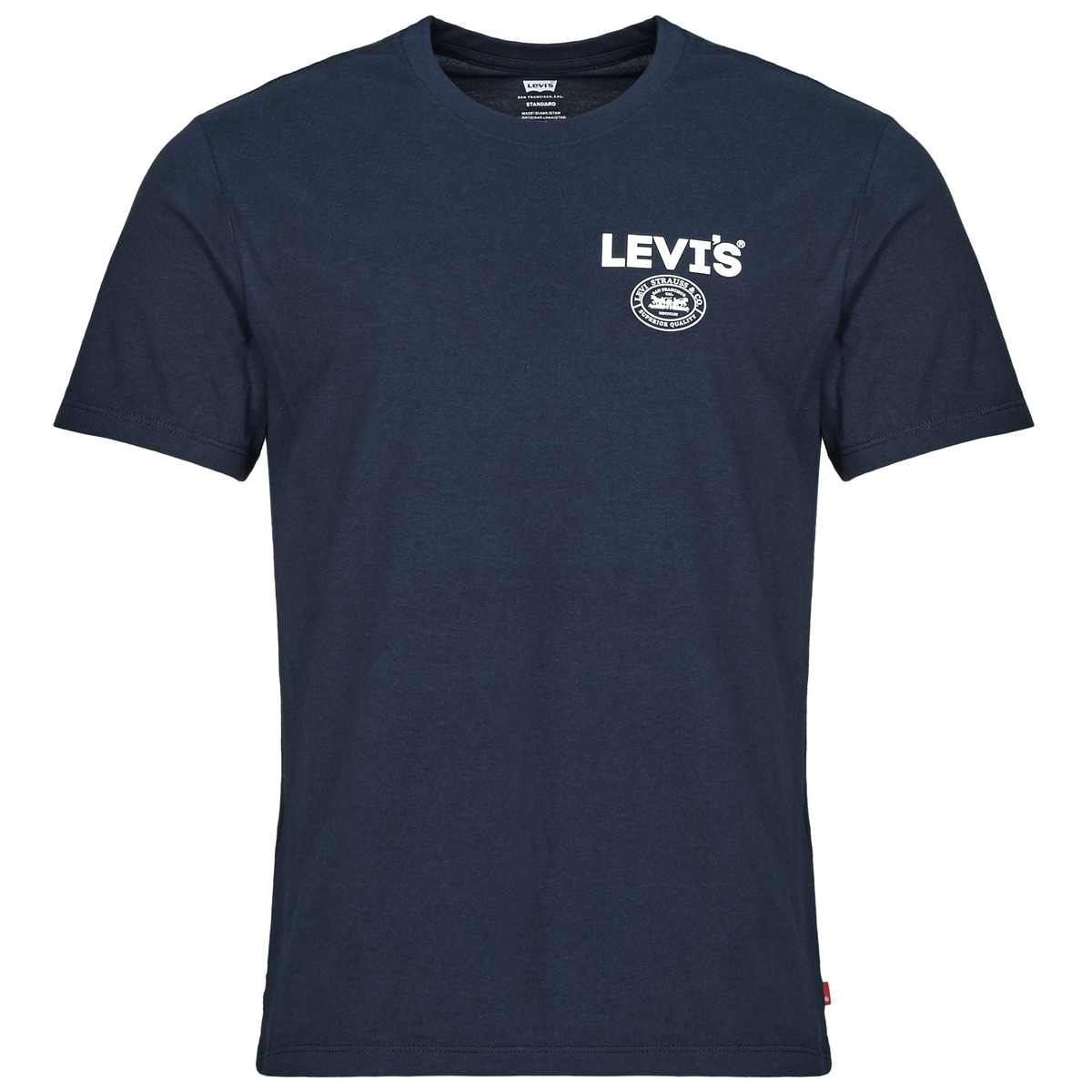 Levi's - GRAPHIC CREWNECK TEE - Marine