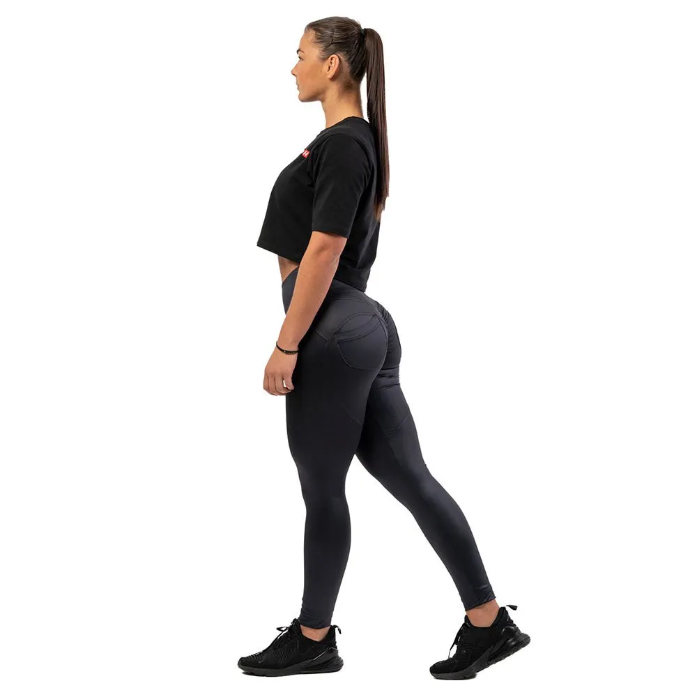 Nebbia Glossy Look Bubble Butt 586 high waist leggings