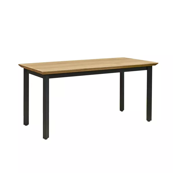 Stół do jadalni z dębowym blatem ATTON160 x 90