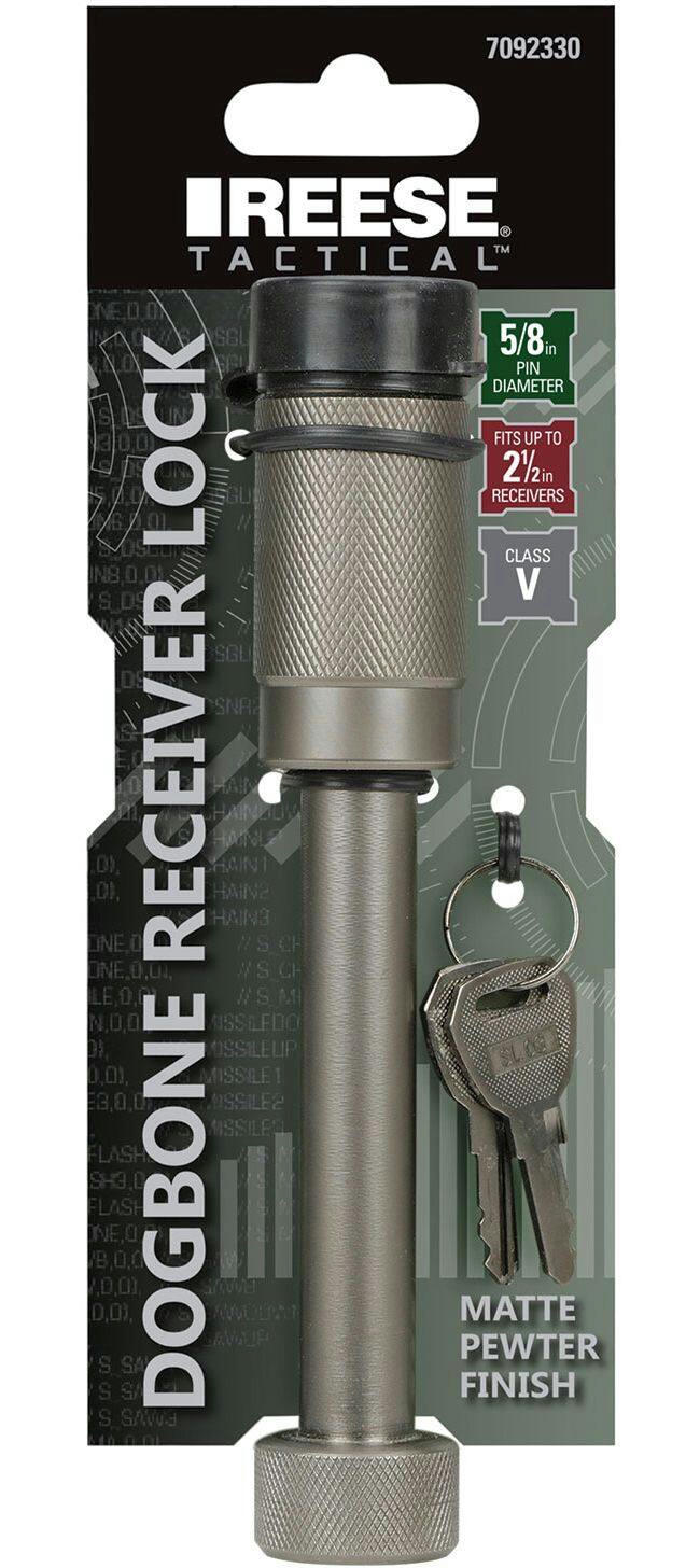REESE Towpower Tactical Receiver Lock, 5/8-in