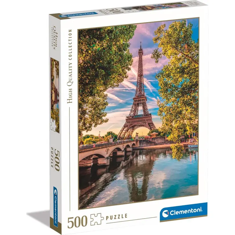 Puzzle 500er-Set Along the Seine