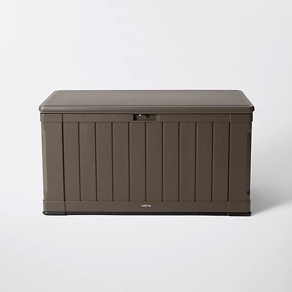 Coffre de rangement résine Lifetime coloris taupe 430 L