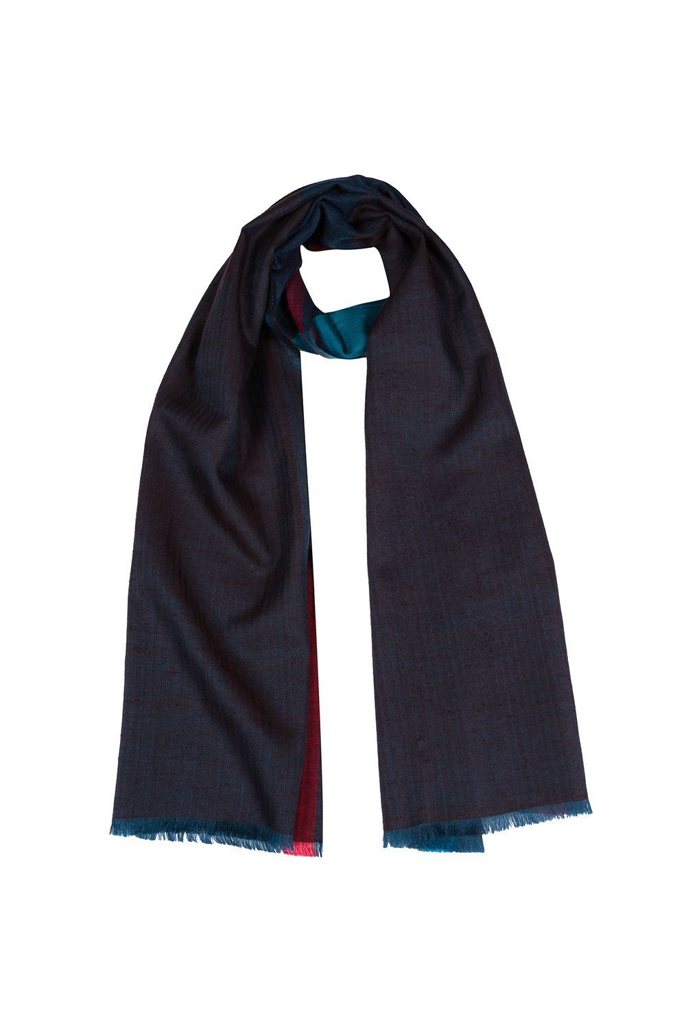 Pure Luxuries London Gradient' Cashmere & Merino Wool Scarf