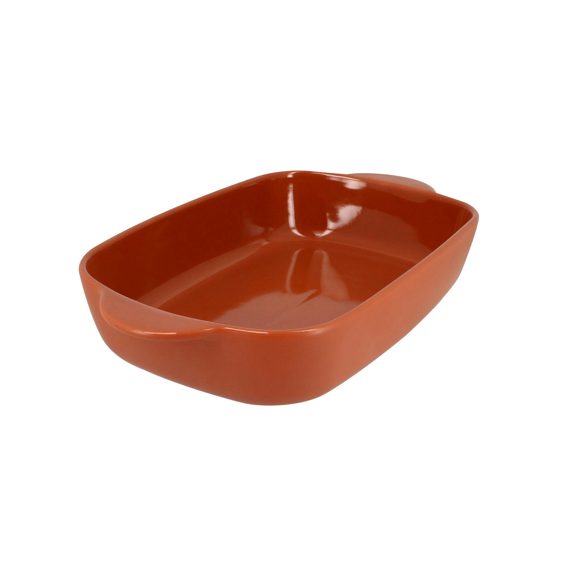 OCTAVE - Plat à four en grès terracotta 33x20cm
