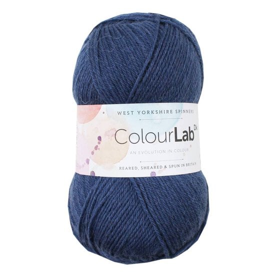 West Yorkshire Spinners True Blue ColourLab DK Yarn 100g