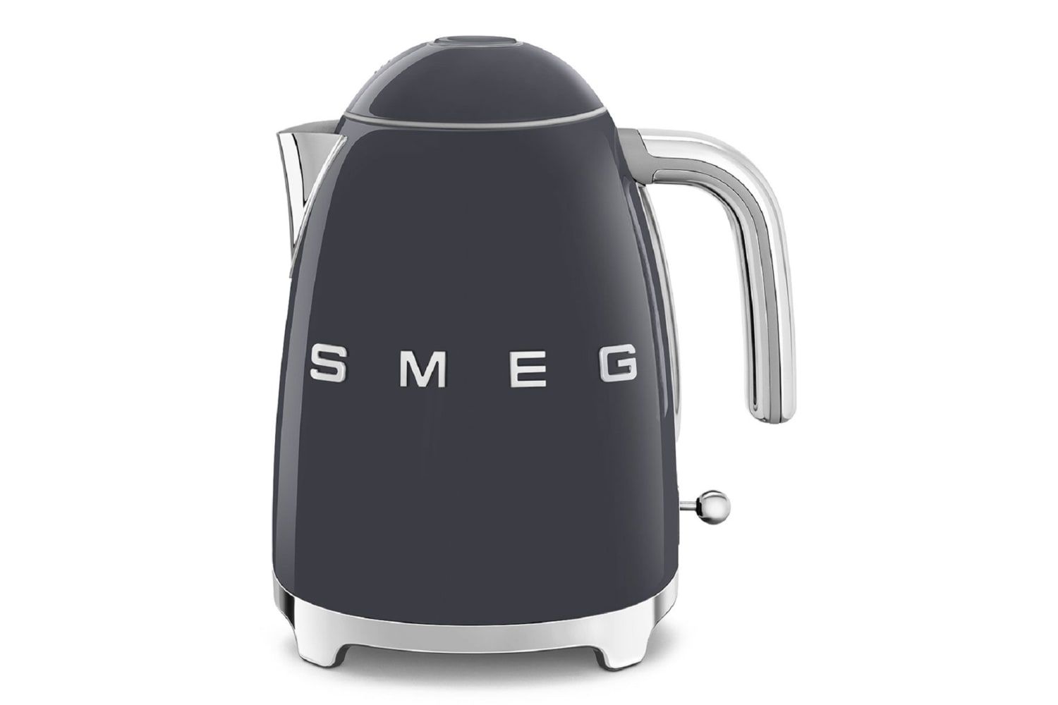 Smeg Kettle & 2-Slice 950W Toaster, Stainless Steel, Slate Grey