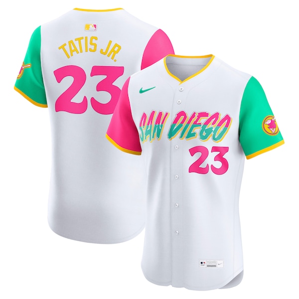 Fernando Tatis Jr. San Diego Padres Nike City Connect Elite Jersey - White