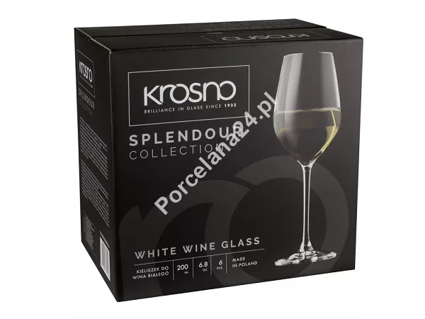 Kpl. kieliszków do wina białego 200 ml (6szt.) Krosno - Splendour (Sensei / Passion) 8187