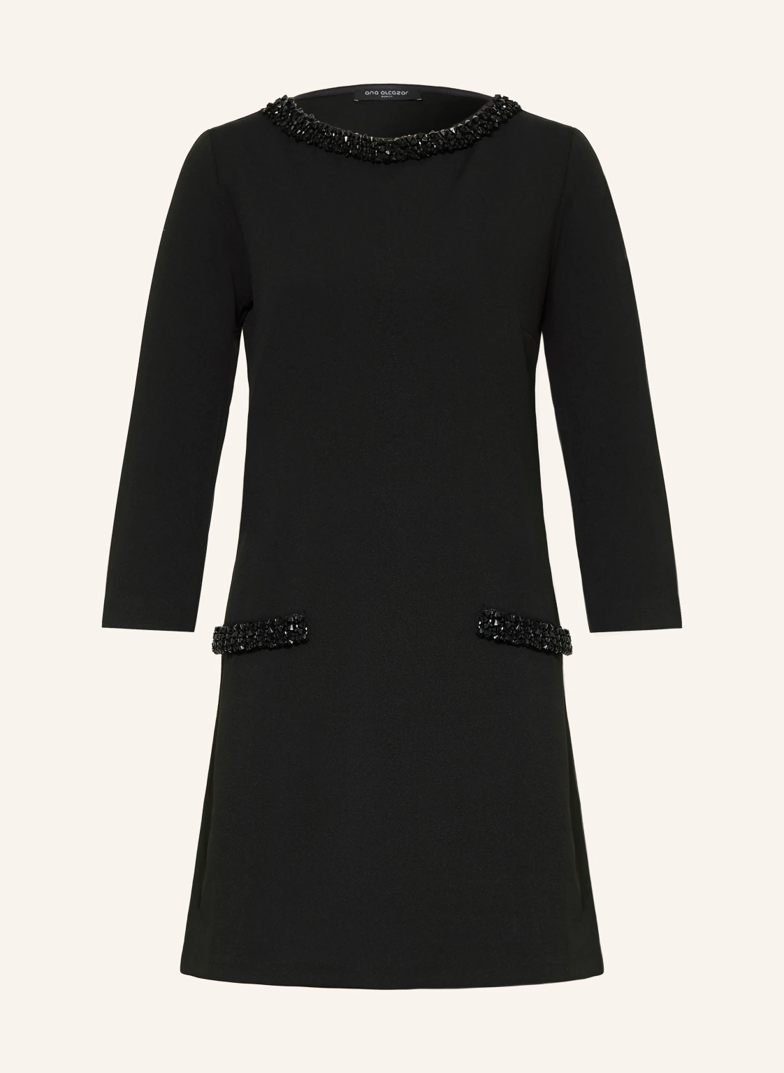 Ana Alcazar Kleid mit 3/4-Arm und Schmuckperlen