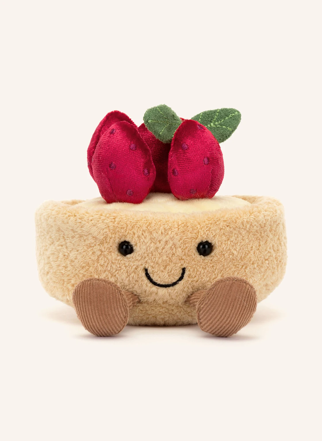 Jellycat Plüsch-Spielzeug AMUSEABLES FLEURETTE TARTE AUX FRAISES