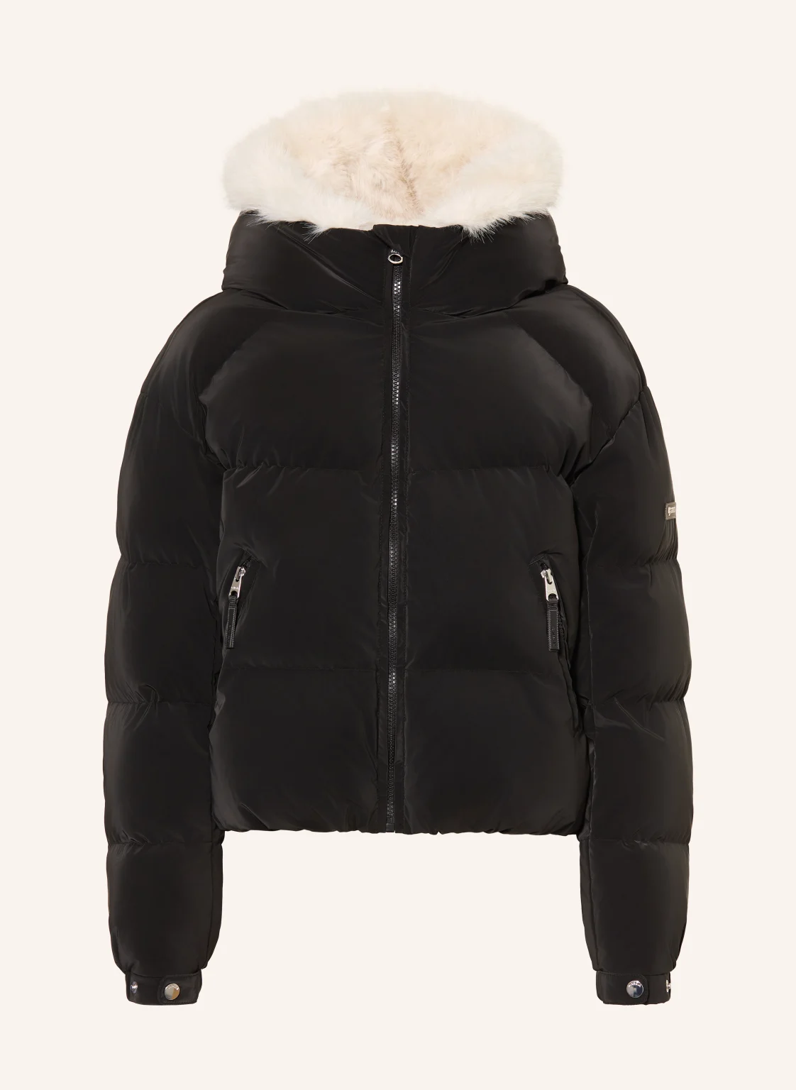 GARCIA Steppjacke mit Kunstpelz