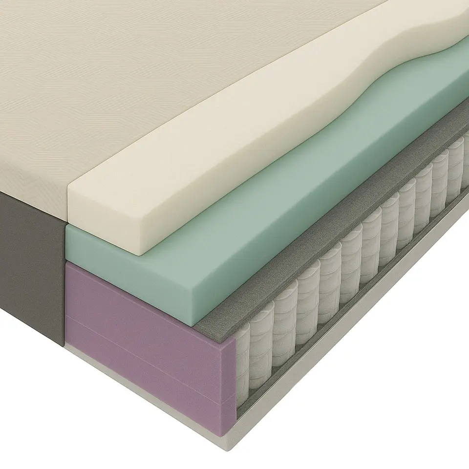 Matras Mats pocketvering - 90x210x25 cm