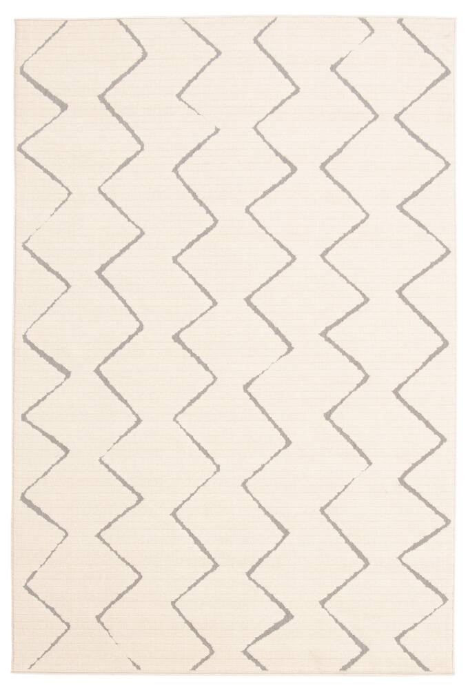 ECARPET Raya Indoor/Outdoor Area Rug, Ivory, Assorted Sizes