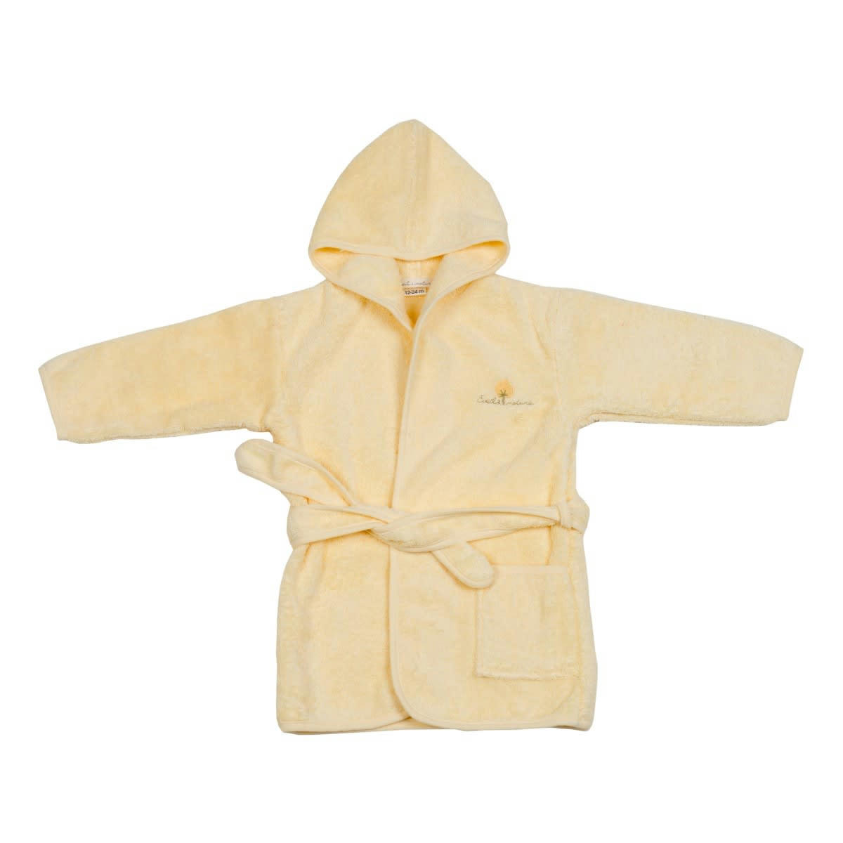 GAMME BIO UNIS - Peignoir 12/24 mois Coton bio Jaune