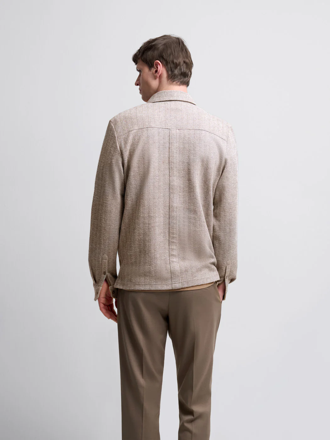 Polo manches longues col boutonné