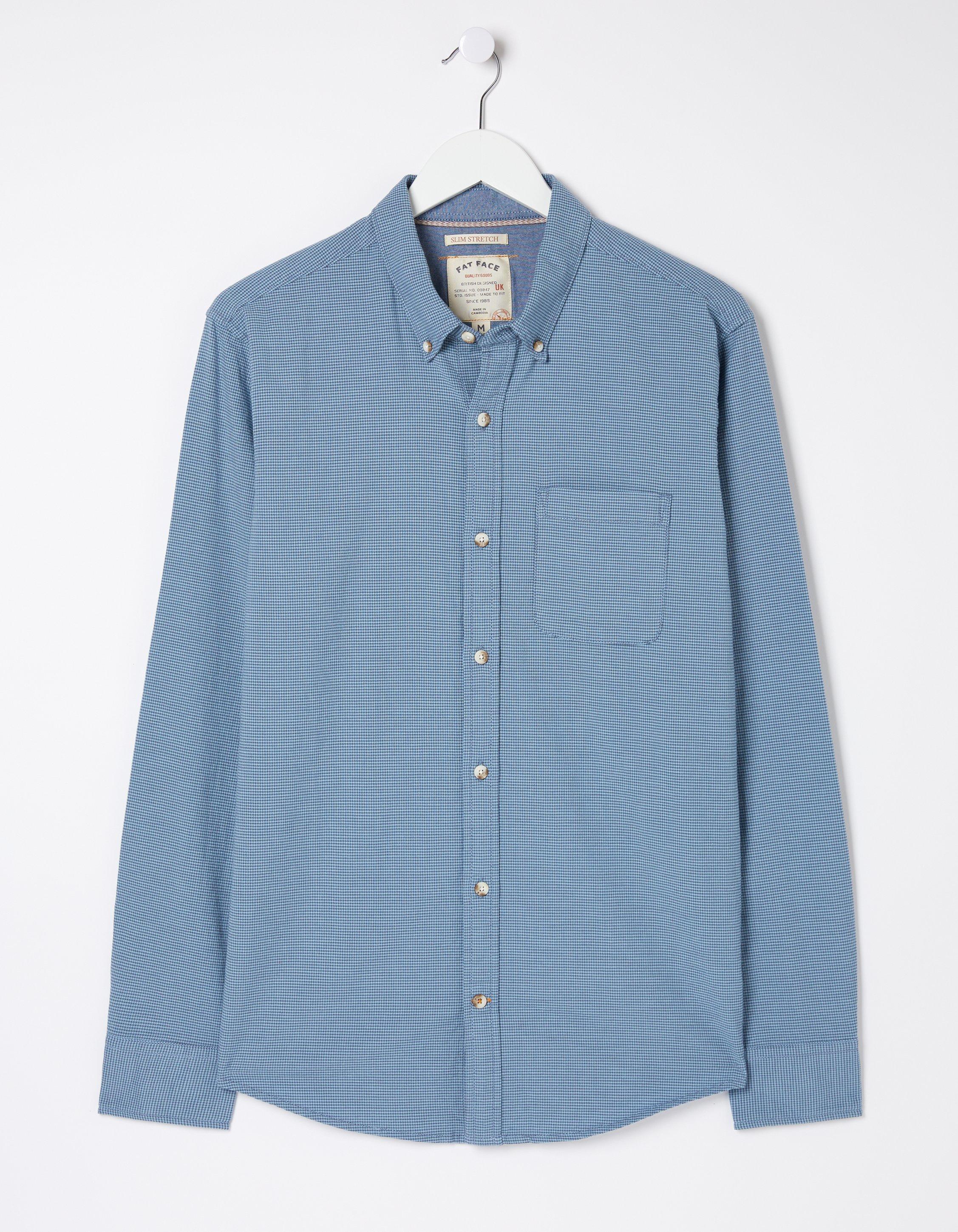 Slim Hove Micro Check Shirt