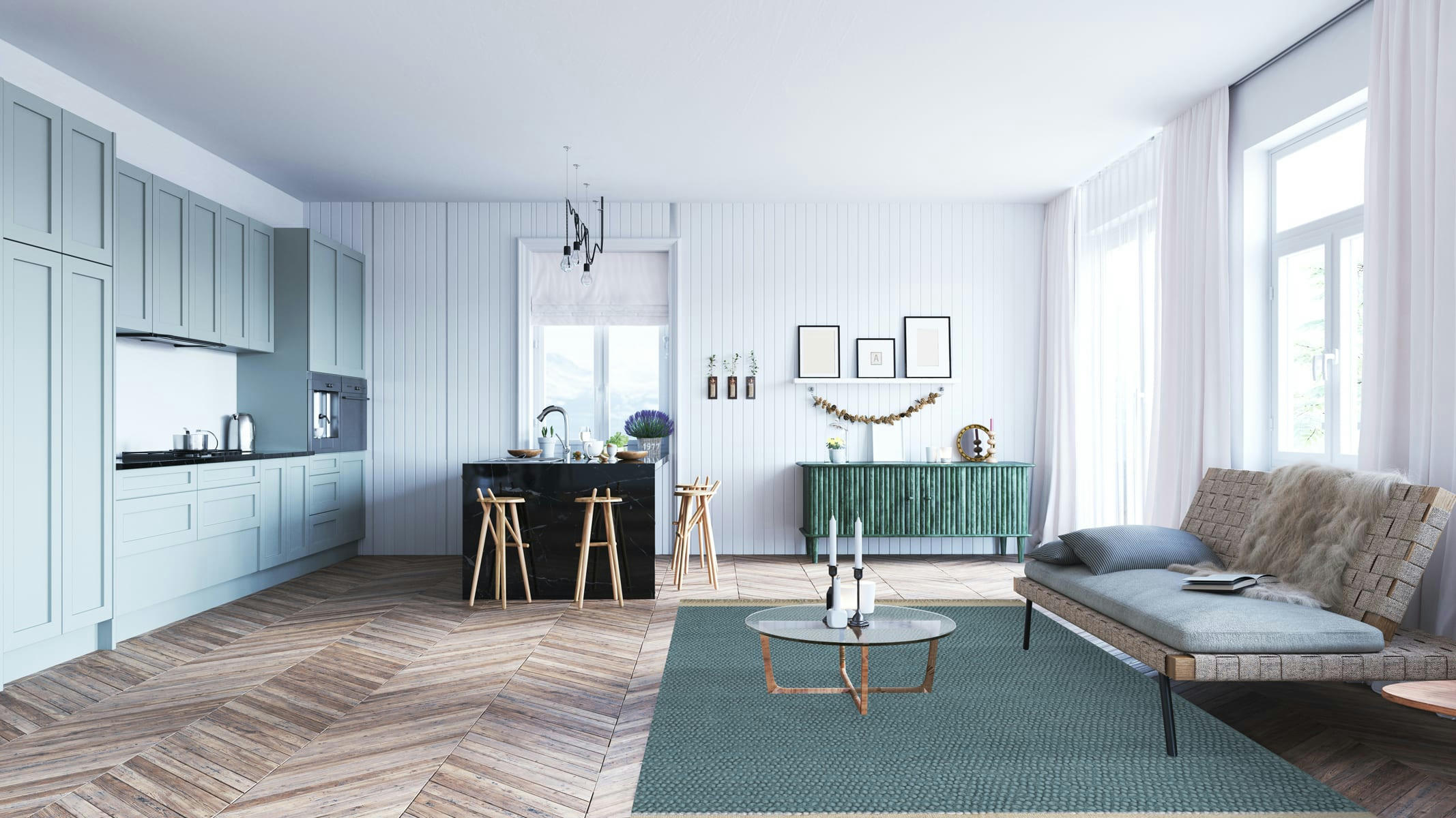 BUBBLESBV - Tapis style naturel tissé main jute et laine 110x160