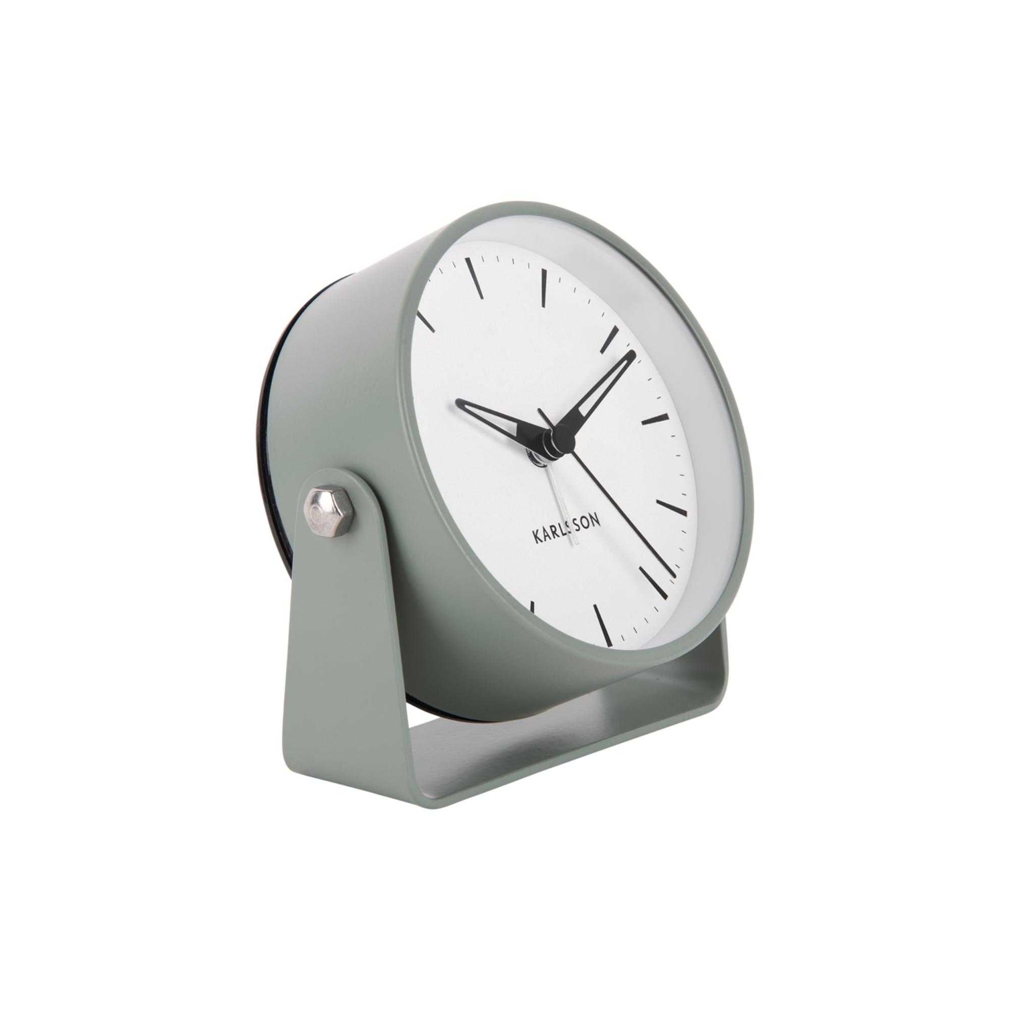 Karlsson wekker Calm - groen - Ø9.5cm