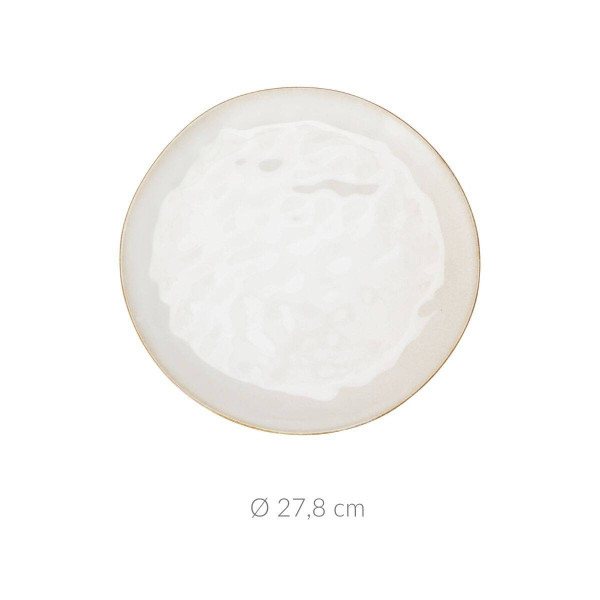 Talerz o strukturze kamienia, tłoczony, Ø 27,8 cm