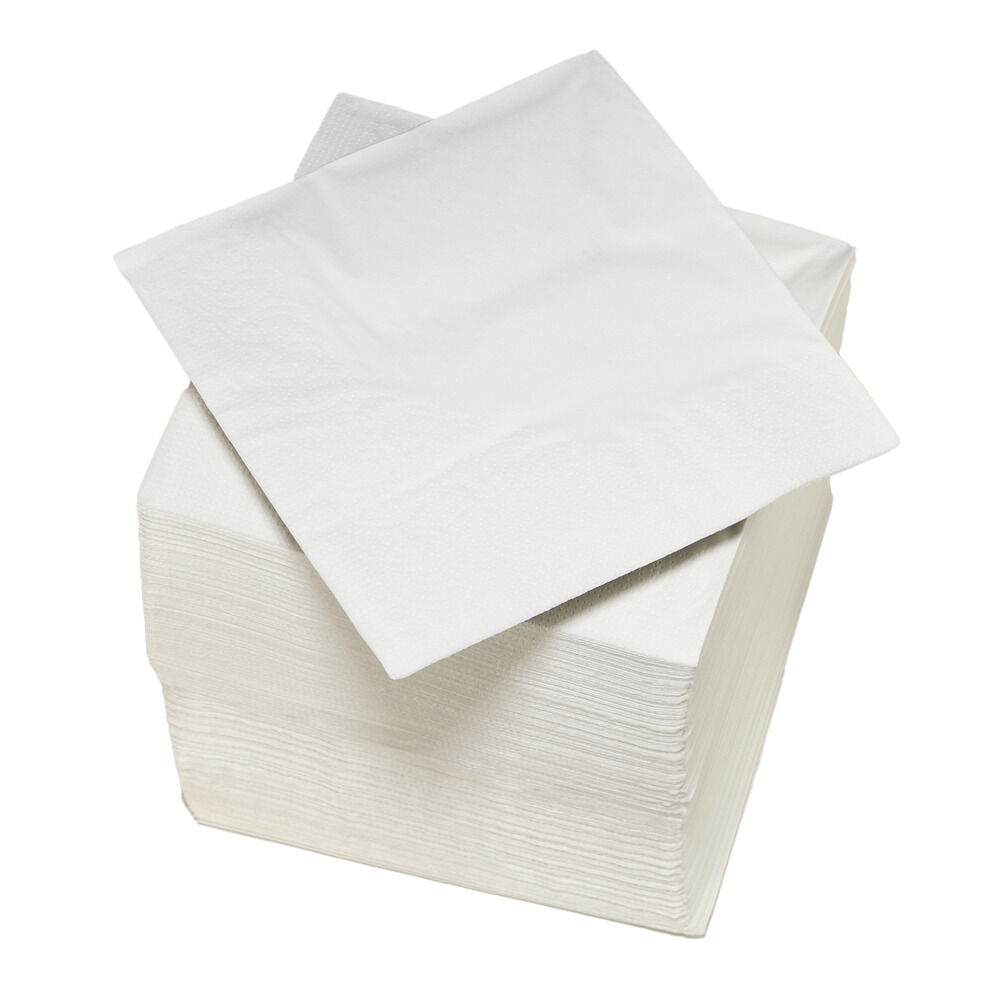 Serviette jetable blanc x150
